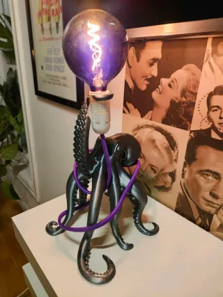 Lámpara Pulpo Mesa Multicolor