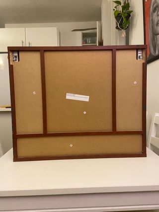 Escritorio plegable de pared madera