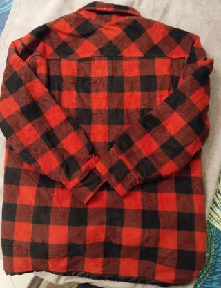 Camicia pile Dickies quadri rossa nera