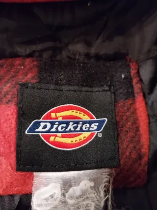 Camicia pile Dickies quadri rossa nera