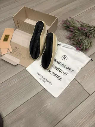 Golden Goose Donna Taglia 40 Beige/Argento