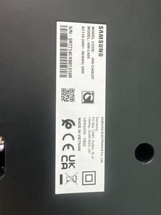 Barra de Sonido Samsung Negra