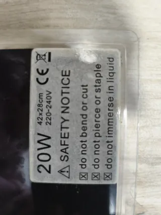 Alfombrilla Térmica para Terrario 20W