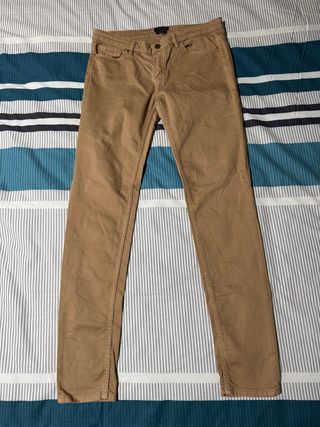 Pantalón Massimo Dutti Marrón beige Talla 38