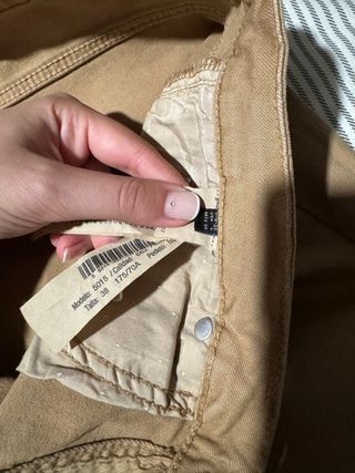 Pantalón Massimo Dutti Marrón beige Talla 38