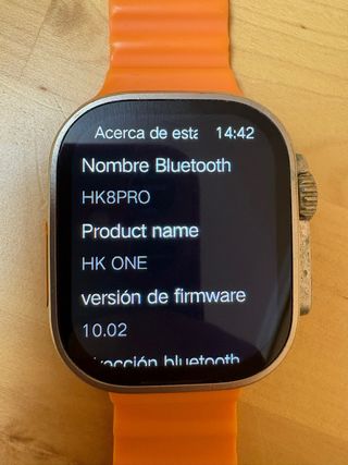 Reloj HK8 PRO Naranja