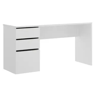 Mesa escritorio blanca NUEVA con cajones. Rota