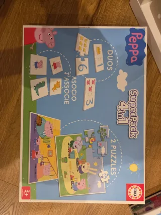 Puzzle Peppa Pig Educa 4 en 1