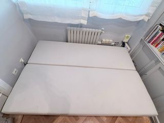 Sofá Cama Beige/Gris