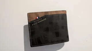 Cartera Hombre MenBense Piel Marrón y Negra