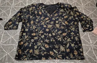 Blusa vestir manga 3/4 floral