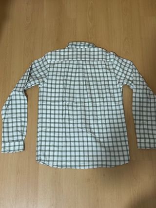 Camisa cuadros manga larga M