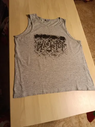 Camiseta sin mangas Reebok gris