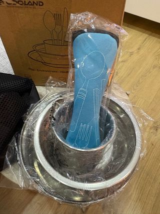 Odoland Vajilla Acero Inox 1 Persona