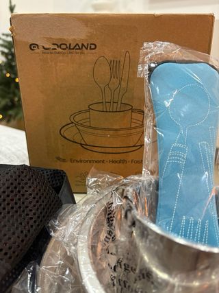 Odoland Vajilla Acero Inox 1 Persona