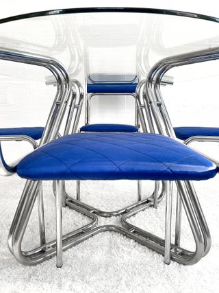 MESA COMEDOR VINTAGE REDONDA. 70s