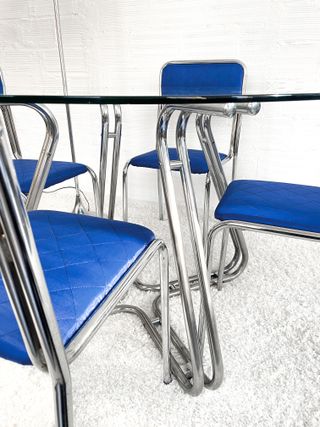 MESA COMEDOR VINTAGE REDONDA. 70s