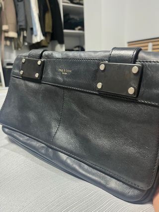 Bolso Rag & Bone Negro Cuero Medium