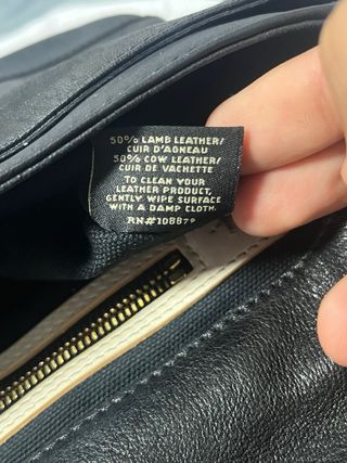 Bolso Rag & Bone Negro Cuero Medium