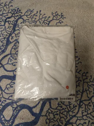 Blusa Blanca Calada Mujer Talla 2XL Nueva