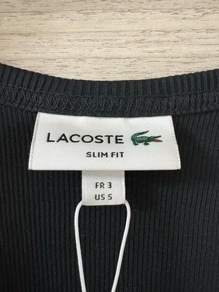 Canottiera Lacoste Nera S