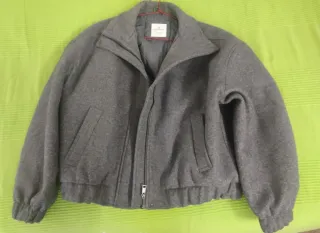 Chaqueta Pull and Bear gris mujer