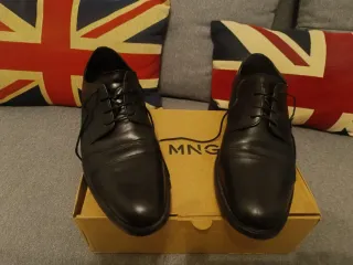 Zapatos de vestir negros Mango Talla 44