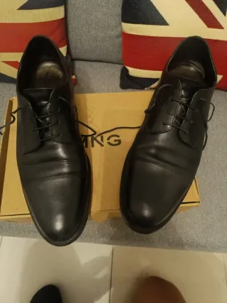 Zapatos de vestir negros Mango Talla 44