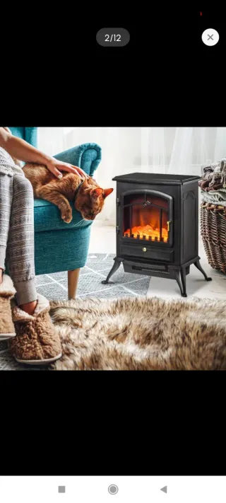 Calefactor chimenea efecto fuego