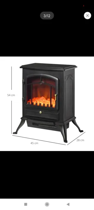 Calefactor chimenea efecto fuego