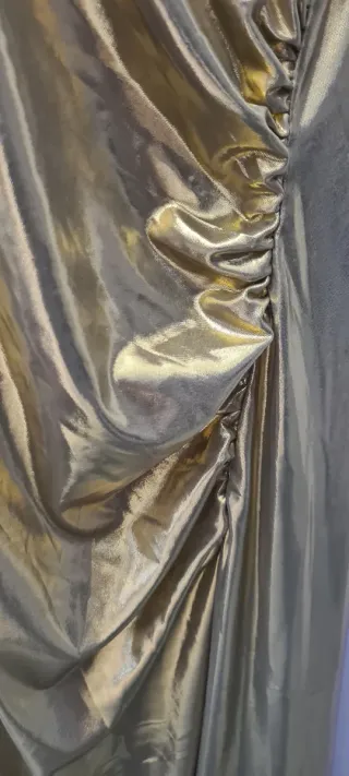 Vestido fiesta dorado