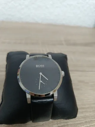 Reloj Hugo Boss Negro y Plateado