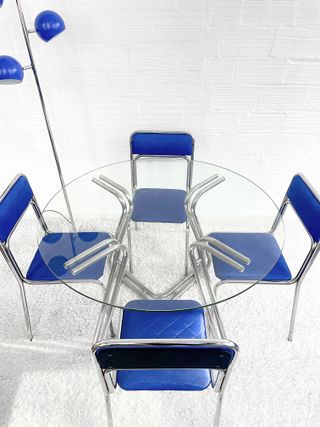 MESA COMEDOR VINTAGE REDONDA. 70s