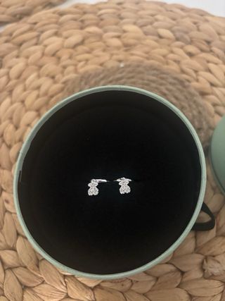 Pendientes Tous Oso Plata
