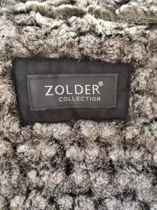 Original abrigo chica negro nterior pelo corto