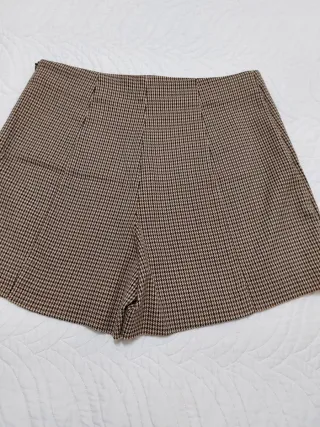 Falda pantalón Mango cuadros