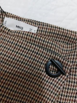 Falda pantalón Mango cuadros