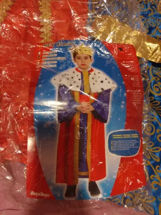 Disfraz Rey Mago 3-4 años.