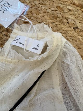 Vestido Kids con brillos Talla 6