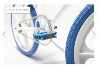 Bicicleta BMX Blanca y Azul en buen estado