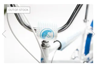 Bicicleta BMX Blanca y Azul en buen estado