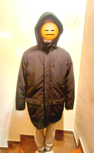 Parka Negra Talla 3XL