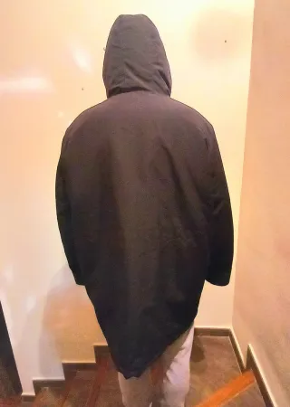 Parka Negra Talla 3XL