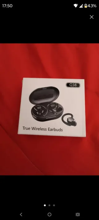Auriculares Inalámbricos Q38 Negros