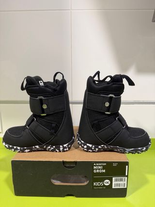 Botas Snowboard Burton Mini Grom T.28 Infantil