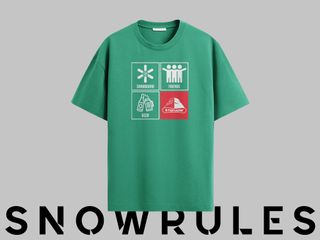 Maglietta Etnasnow modello Snowrules vari colori