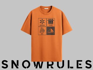 Maglietta Etnasnow modello Snowrules vari colori