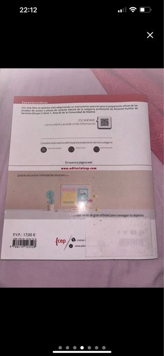 Auxiliar de servicios comunidad de Madrid personal