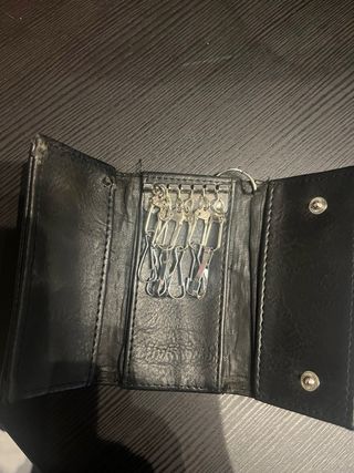 Cartera para llaves negra