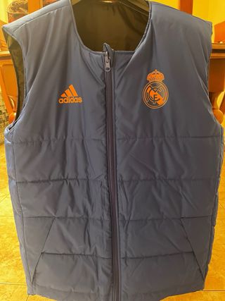 Chaleco Real Madrid Adidas Negro y Azul